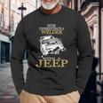 [154] Welder With A Jeep Tshirt Unisex Long Sleeve Gifts for Old Men